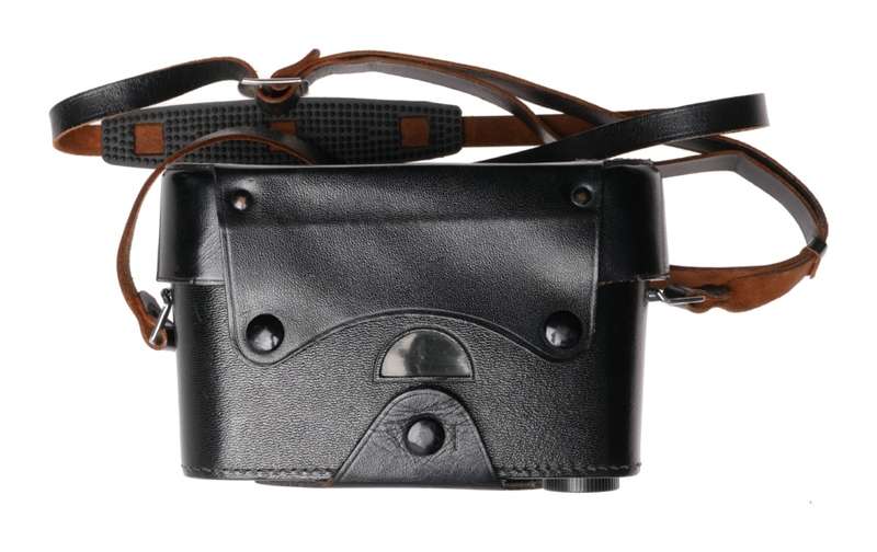 Leica M4 black camera leather everready case original neckstrap Leitz Wetzlar