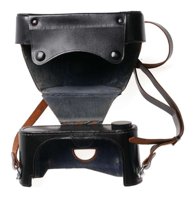 Leica M4 black camera leather everready case original neckstrap Leitz Wetzlar