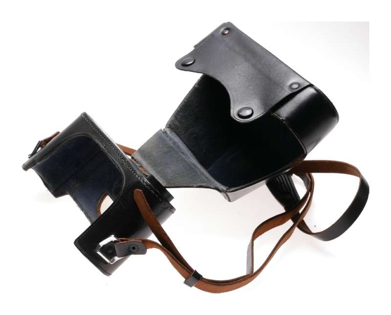 Leica M4 black camera leather everready case original neckstrap Leitz Wetzlar