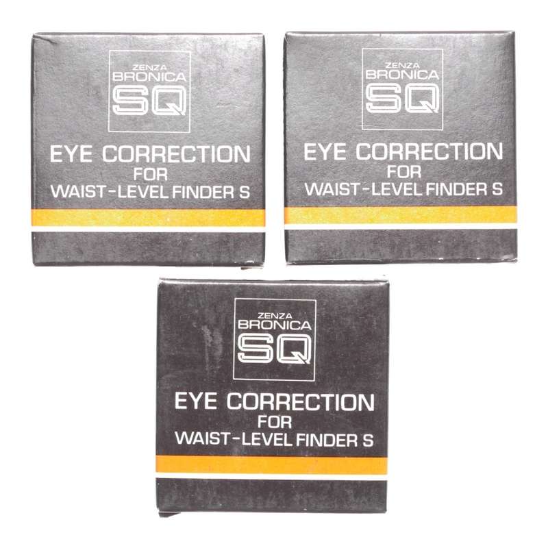 Bronica SQ camera -4,5 Eye Correction for waist level finder S set of 3x units