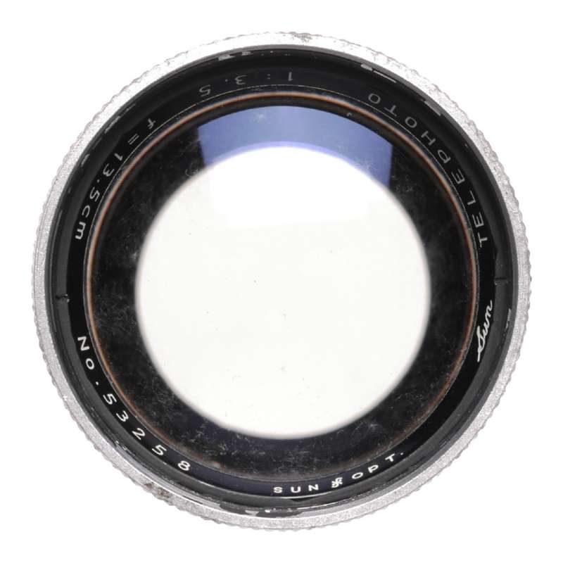 Sun M39 LTM screw mount Leica f=135mm lens f3.5 Telephoto 3.5 f=13,5cm case cap