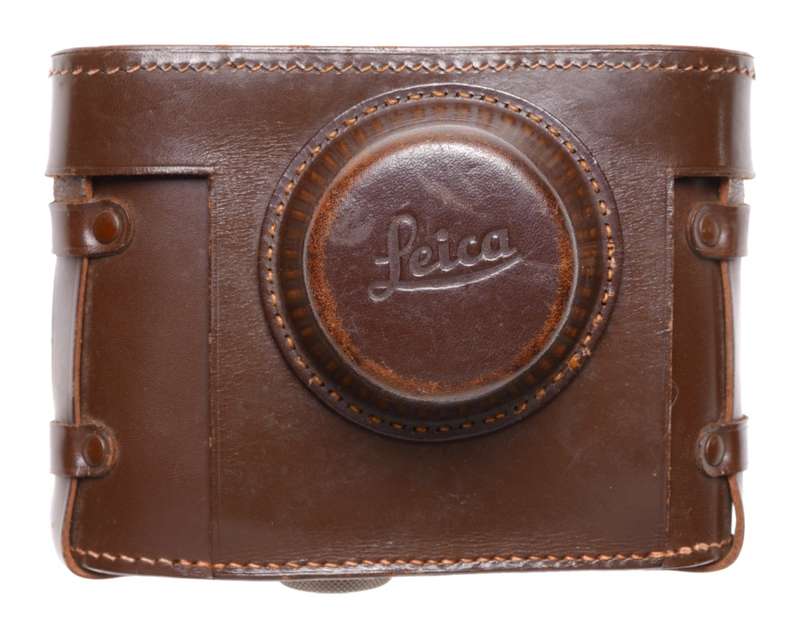 Leica MOOLY leather ever ready camera case Leather fits rare Leitz III motor
