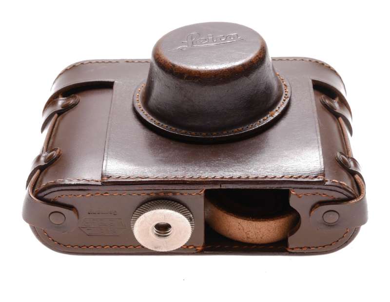 Leica MOOLY leather ever ready camera case Leather fits rare Leitz III motor