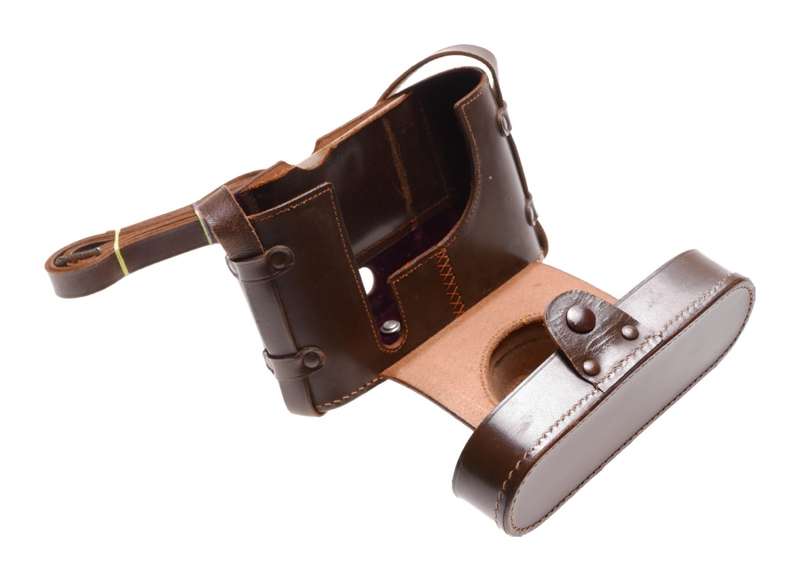 Leica MOOLY leather ever ready camera case Leather fits rare Leitz III motor