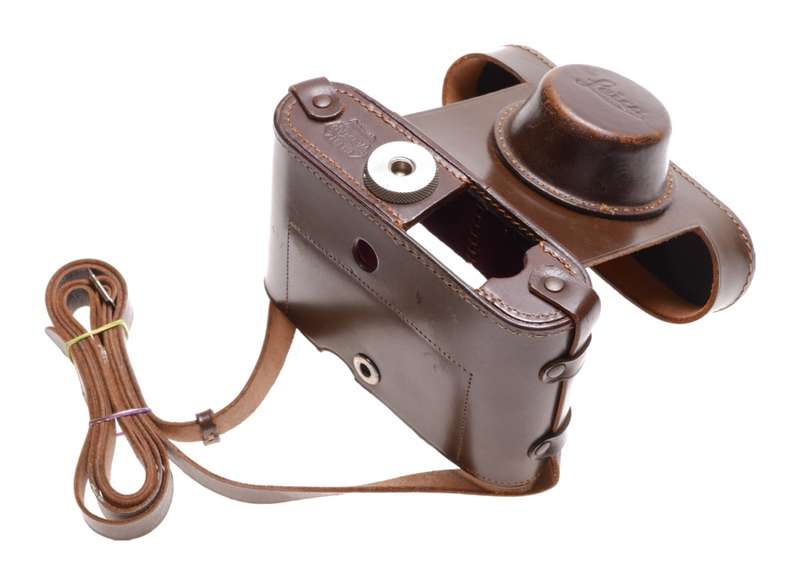 Leica MOOLY leather ever ready camera case Leather fits rare Leitz III motor