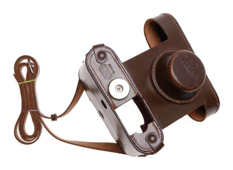 Leica MOOLY leather ever ready camera case Leather fits rare Leitz III motor