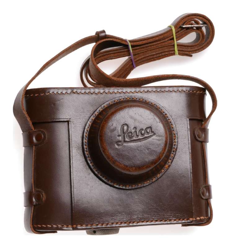 Leica MOOLY leather ever ready camera case Leather fits rare Leitz III motor
