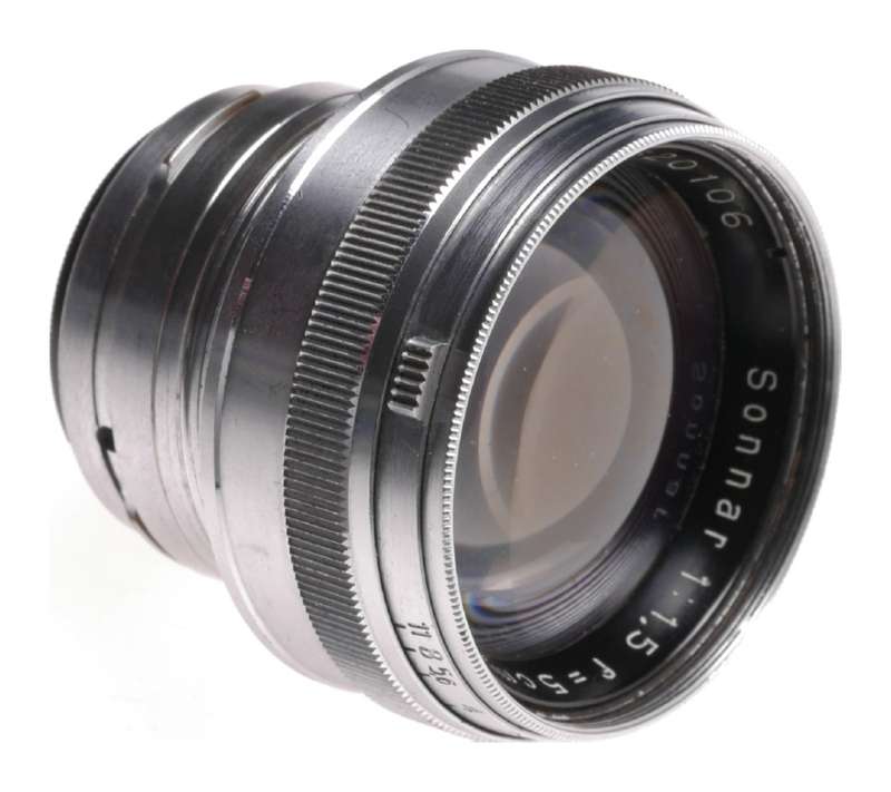 Zeiss Opton Sonnar 1:1.5 f=50mm Contax IIIa 35mm chrome 35mm camera 1.5/50 used