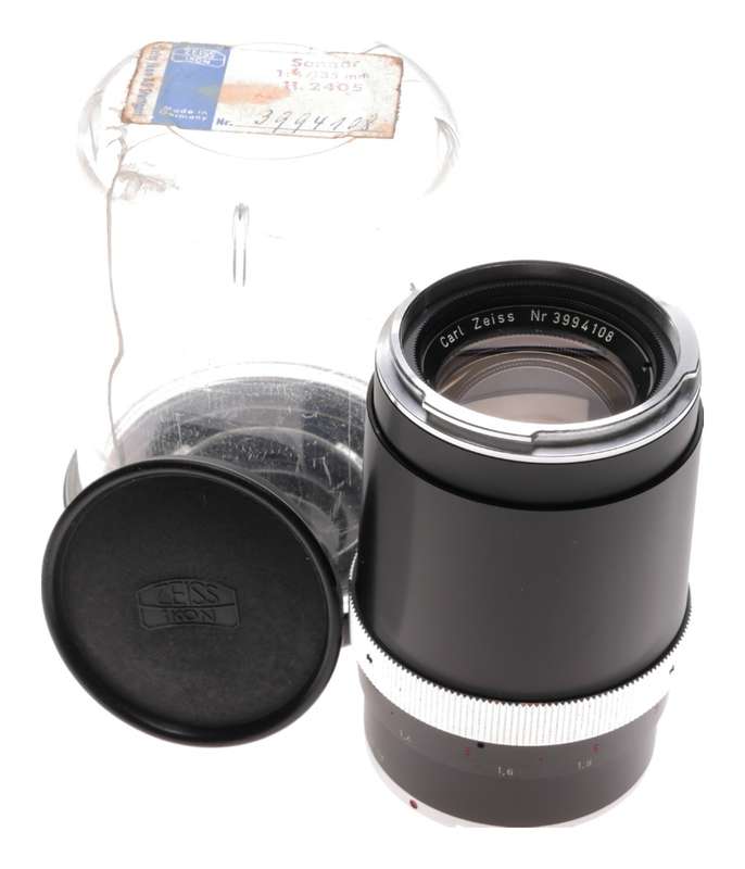 Carl Zeiss Contarex 1:4/135mm Sonnar F=135mm vintage SLR camera lens keeper