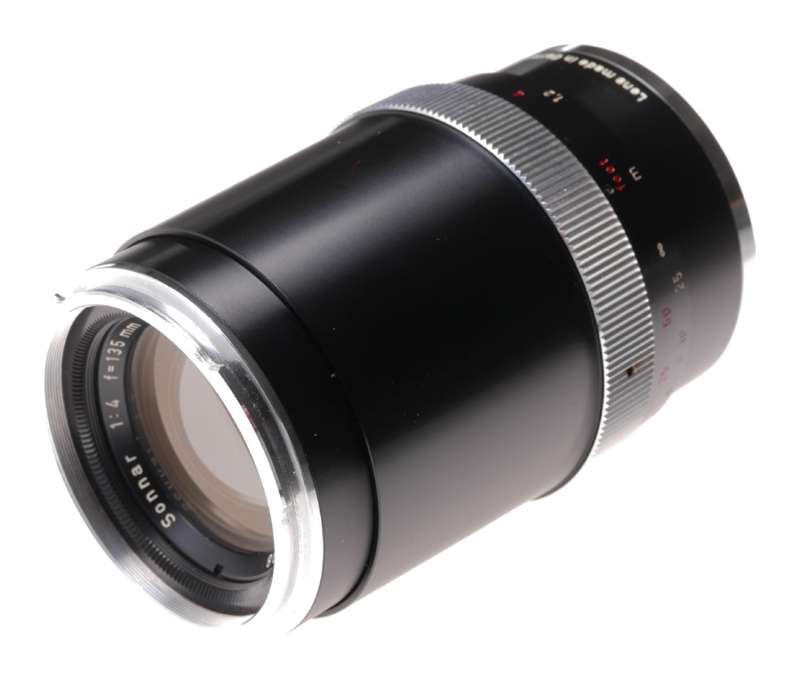 Carl Zeiss Contarex 1:4/135mm Sonnar F=135mm vintage SLR camera lens keeper
