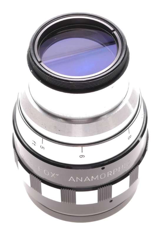 Anamorphic 16 C Gallo-fox lens used sparkling clean glass smooth focus box