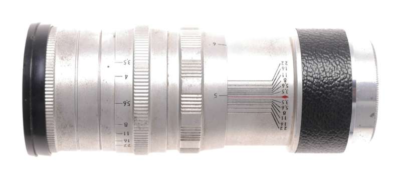 Telepho M39 LTM screw mount Leica f=135mm lens f3.5 SUN 3.5 f=13,5cm cap
