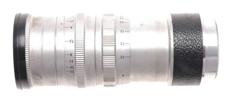 Telepho M39 LTM screw mount Leica f=135mm lens f3.5 SUN 3.5 f=13,5cm cap