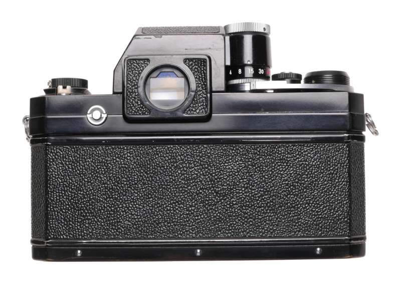 Nikon F Black SLR film camera clean condition Nikkor-H 1:2 f=50mm