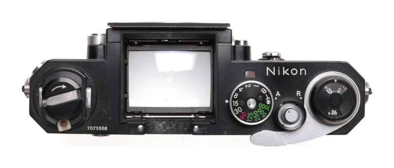 Nikon F Black SLR film camera clean condition Nikkor-H 1:2 f=50mm