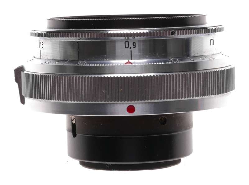 Zeiss Opton Biogon 1:2.8 f=35mm Contax RF chrome rare coated lens