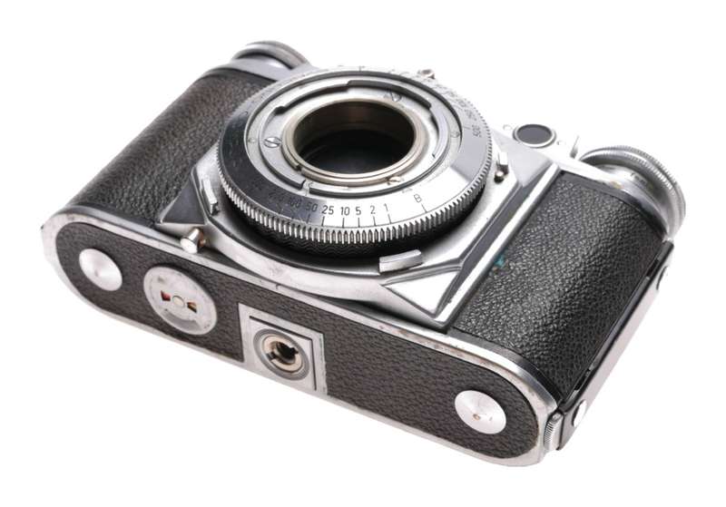 Voigtlander Prominent 35mm rangefinder camera film body chrome used