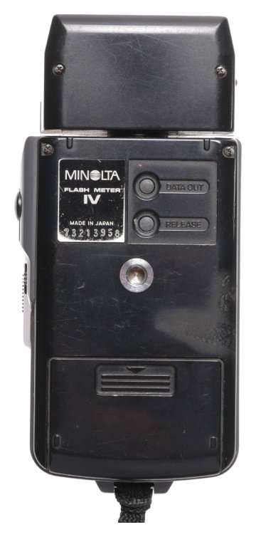 Minolta IV electronic flash meter used cased light exposure meter