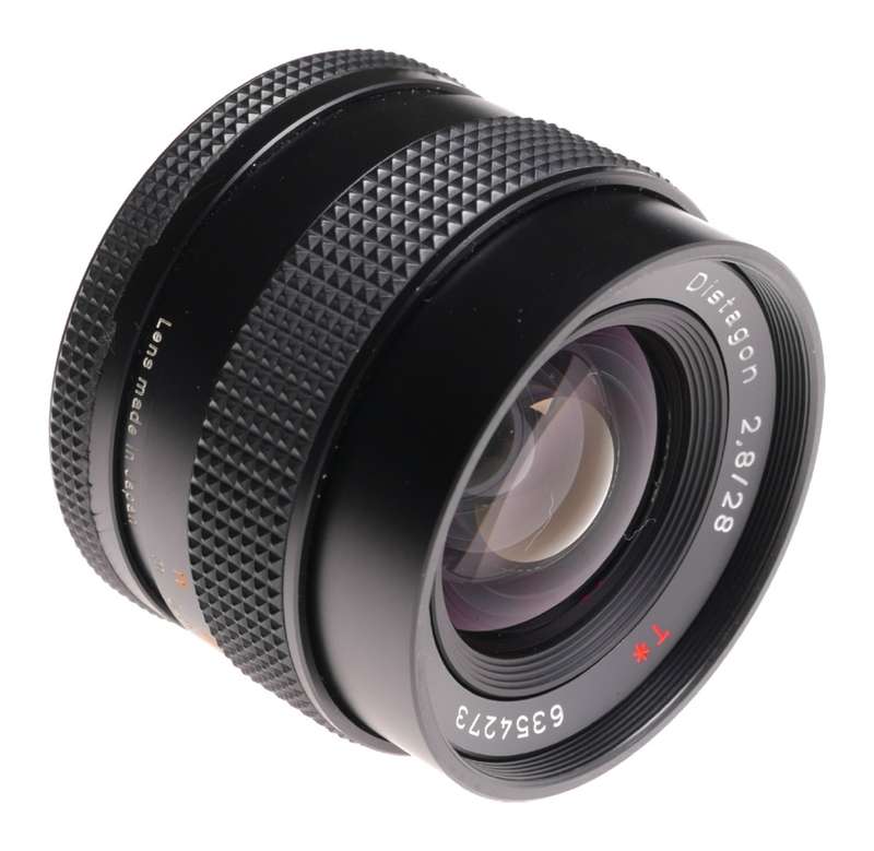 Zeiss Distagon 2.8/28 wide angle camera lens f=28mm T Contax SLR