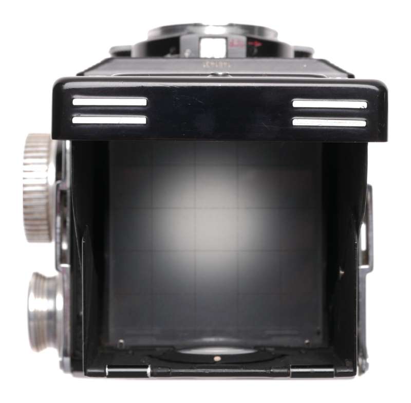 Rolleiflex TLR 6x6 vintage film camera Zeiss Tessar 3.5/75mm coated lens