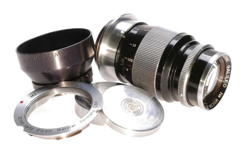 Leica Ogmar 1:4 F=9cm Officine Galileo rare LTM M39 screw mount original lens