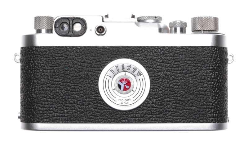 Leica IIIg camera with Summarit f=5cm 1.5 chrome coated lens 1.5/50 vintage film