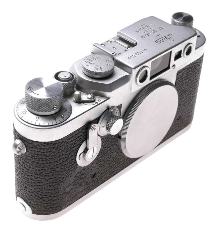 Leica IIIG 3g 35mm film camera vintage film chrome body