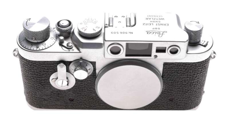 Leica IIIG 3g 35mm film camera vintage film chrome body