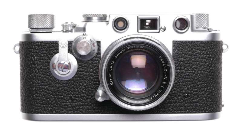 Leica 3f Rangefinder IIIf with Camera Self Timer Summicron 2 f=5cm case case