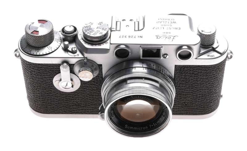 Leica 3f Rangefinder IIIf with Camera Self Timer Summicron 2 f=5cm case case