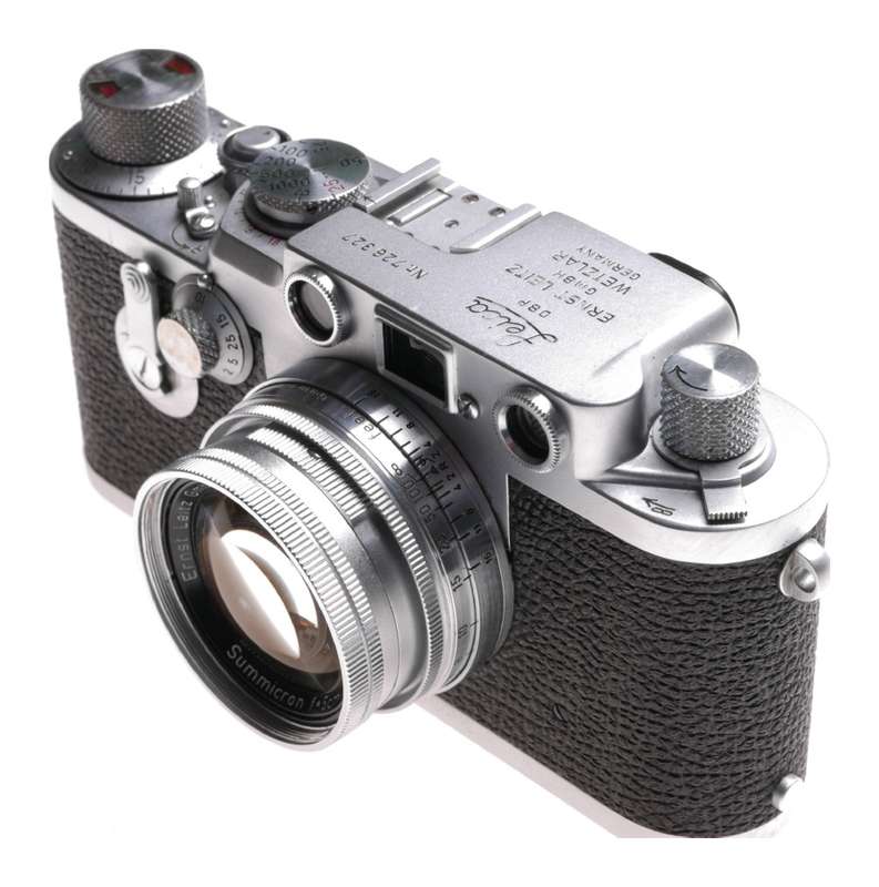 Leica 3f Rangefinder IIIf with Camera Self Timer Summicron 2 f=5cm case case