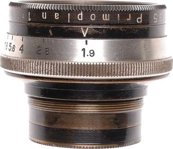 Exakta Night PRIMOPLAN 1.9/8cm Fast Vintage 1:1.9 f=80mm BLACK camera lens rare