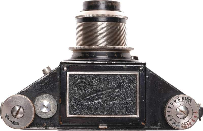 Makro Plasmat 2.7/75mm Black Exakta camera Hugo Meyer rare f2.7 lens f=75mm