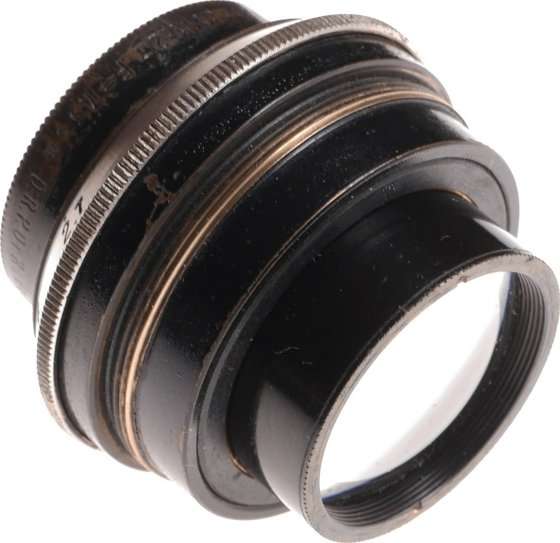 Makro Plasmat 2.7/75mm Black Exakta camera Hugo Meyer rare f2.7 lens f=75mm