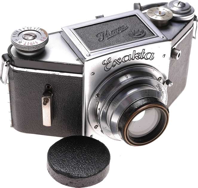 Makro Plasmat 2.7/75mm CHROME Exakta camera Hugo Meyer rare f2.7 lens f=75mm