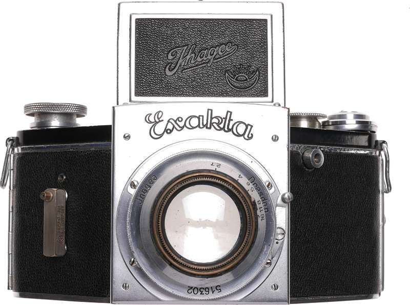 Makro Plasmat 2.7/75mm CHROME Exakta camera Hugo Meyer rare f2.7 lens f=75mm