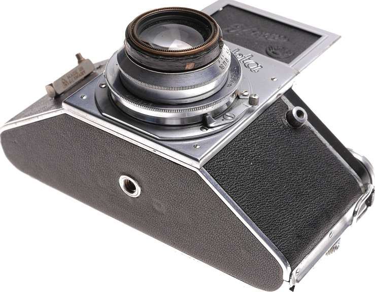 Makro Plasmat 2.7/75mm CHROME Exakta camera Hugo Meyer rare f2.7 lens f=75mm