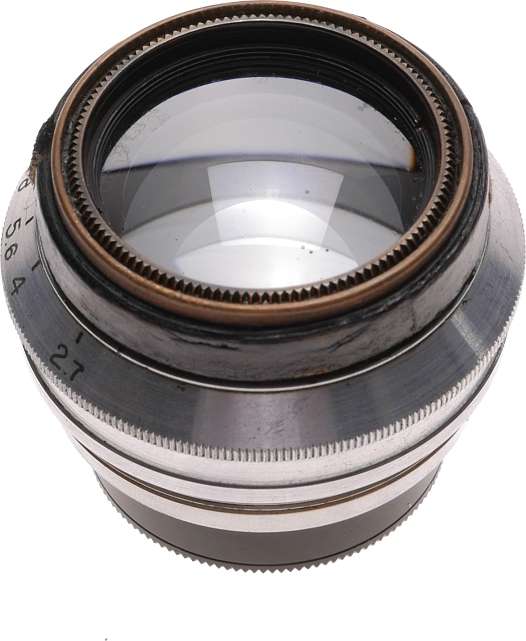 Makro Plasmat 2.7/75mm CHROME Exakta camera Hugo Meyer rare f2.7 lens f=75mm