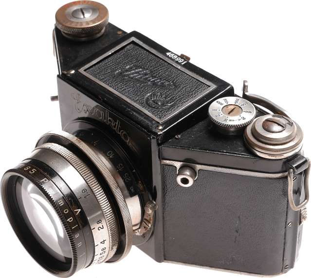 Exakta Night PRIMOPLAN 1.9/8cm Fast Vintage 1:1.9 f=80mm BLACK camera lens rare