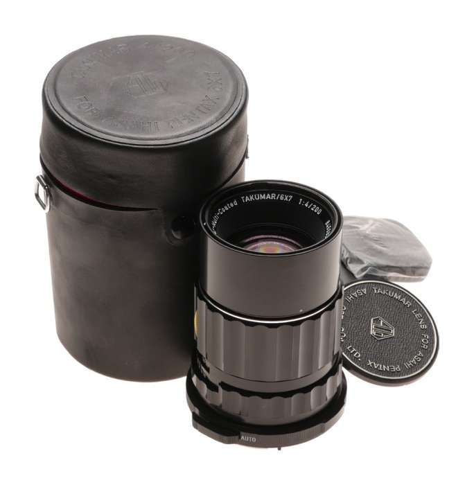 PENTAX 6x7 camera lens 4/200 SMC Takumar f=200mm f4 boxed Mint-