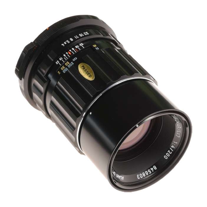 PENTAX 6x7 camera lens 4/200 SMC Takumar f=200mm f4 boxed Mint-