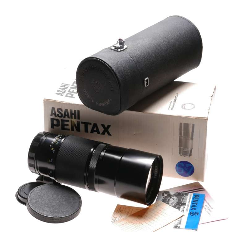 PENTAX 6x7 camera lens 4/400 SMC Takumar f=400mm f4 boxed Mint-