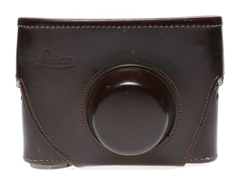 Ever ready Leica leather case with neck strap Leitz Wezlar original
