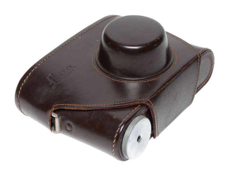 Ever ready Leica leather case with neck strap Leitz Wezlar original
