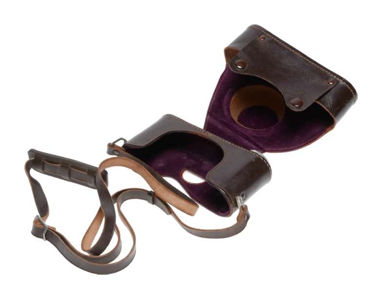 Ever ready Leica leather case with neck strap Leitz Wezlar original