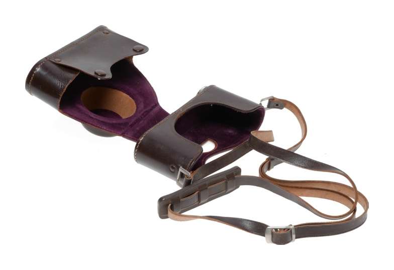 Ever ready Leica leather case with neck strap Leitz Wezlar original