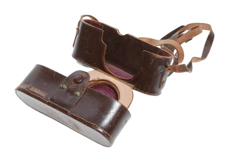 Wetzlar Leica Leather camera case to fit M39 screw mount Leitz rangefinder used