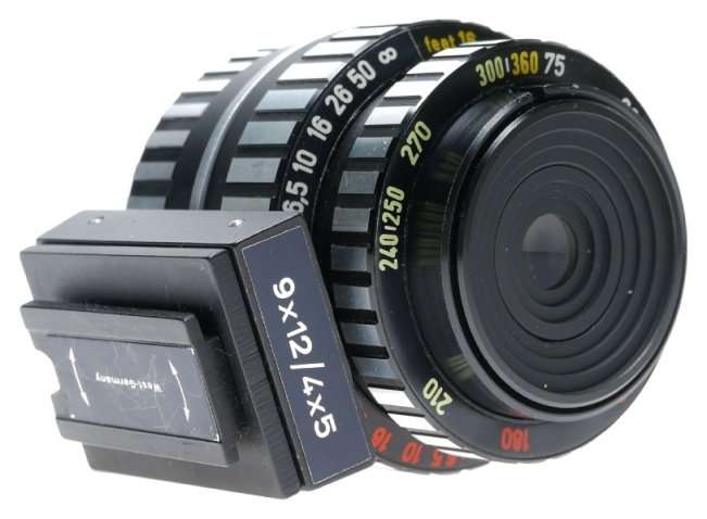 Linhof Universal multi focal 4x5 large format viewfinder Super Technika camera
