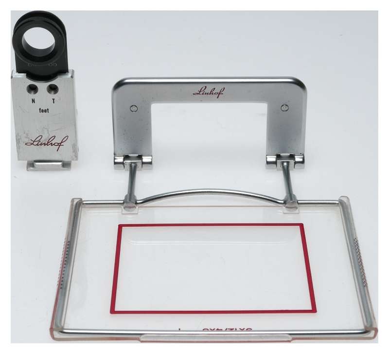 Linhof 9x12 T Super Technika rare clip on finder sports universal 4x5 camera