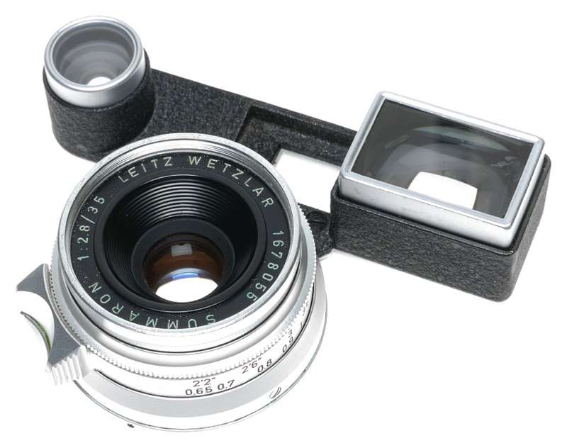 Leica Summaron 1:2.8/35mm lens w/goggles for M3 box caps wonderful SIMWO Leitz